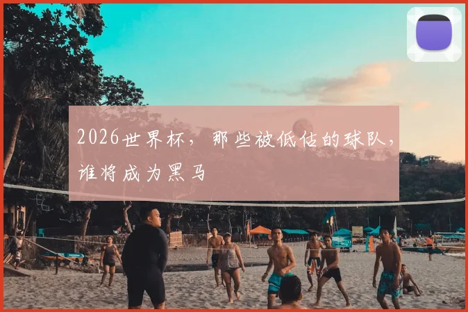 2026世界杯，那些被低估的球队，谁将成为黑马