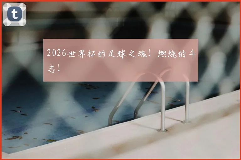 2026世界杯的足球之魂！燃烧的斗志！